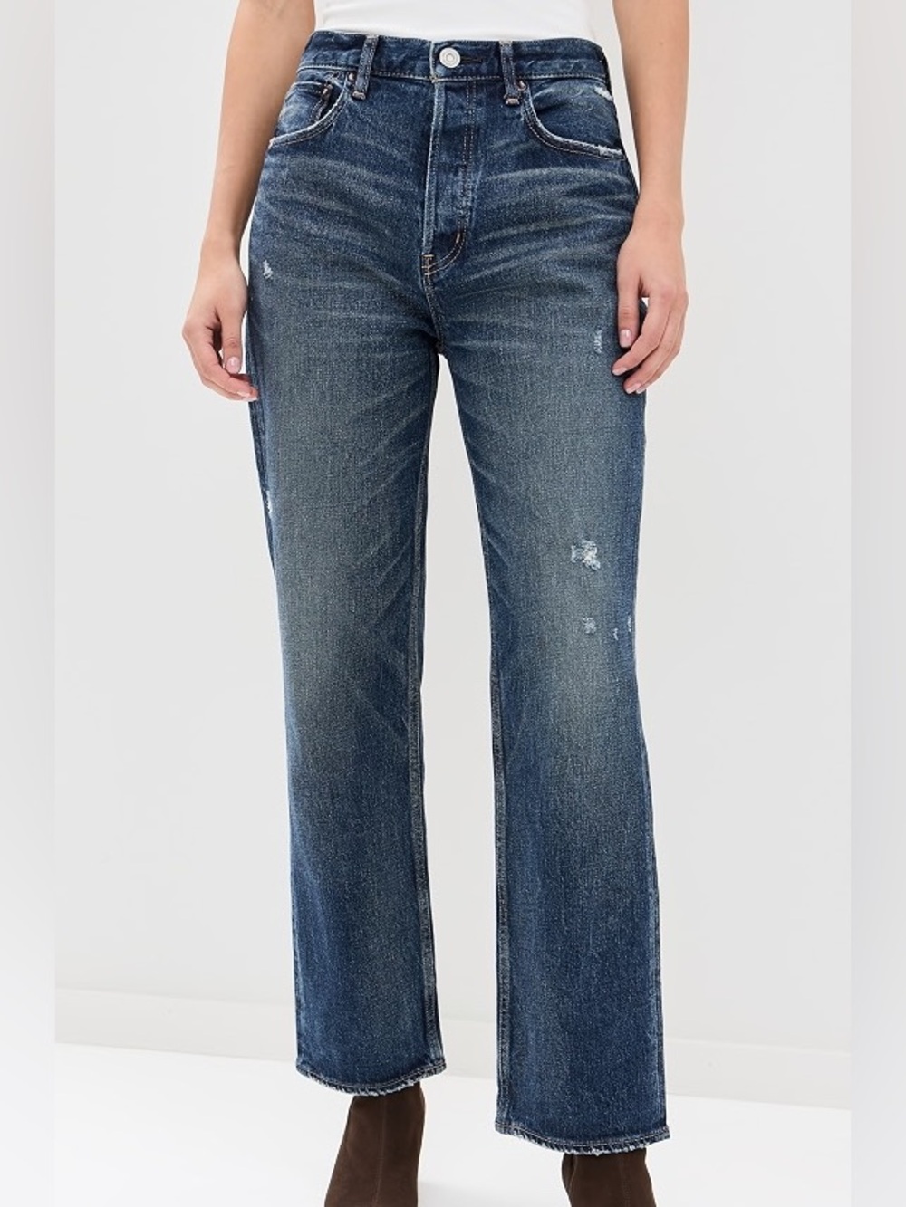 Moussy Vintage Welaka Wide Straight Leg Jean Size 27
